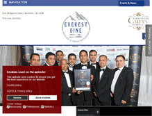 Tablet Screenshot of everestdine.co.uk